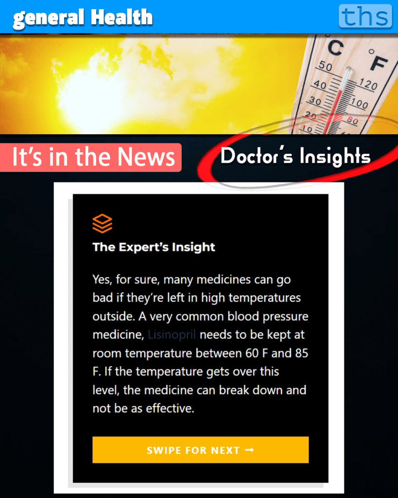 Lisinopril heat wave